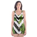 Modern Garden Skater Dress Swimsuit View1