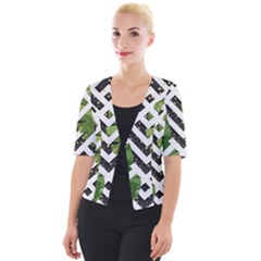 Modern Garden Cropped Button Cardigan by ConteMonfrey