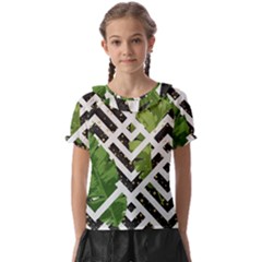 Modern Garden Kids  Frill Chiffon Blouse by ConteMonfrey