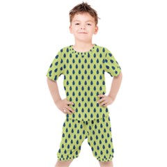 Blue Pines Kids  Tee And Shorts Set by ConteMonfrey