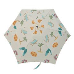 Cool Summer Pattern - Beach Time!   Mini Folding Umbrellas by ConteMonfrey