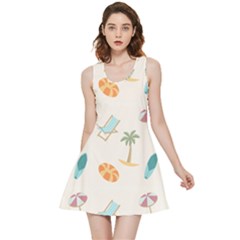 Cool Summer Pattern - Beach Time!   Inside Out Reversible Sleeveless Dress by ConteMonfrey