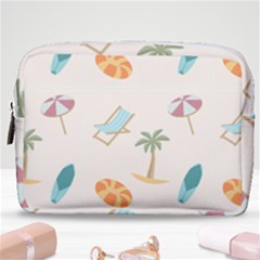 Cool Summer Pattern - Beach Time!   Make Up Pouch (medium) by ConteMonfrey