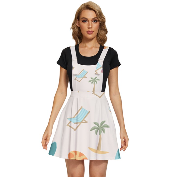 Cool Summer Pattern - Beach Time!   Apron Dress