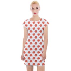 Maple Leaf   Cap Sleeve Bodycon Dress by ConteMonfrey