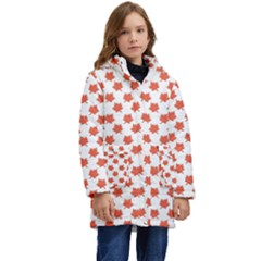 Maple Leaf   Kid s Hooded Longline Puffer Jacket by ConteMonfrey