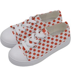 Maple Leaf   Kids  Low Top Canvas Sneakers by ConteMonfrey