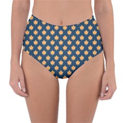 Oh Canada - Maple Leaves Reversible High-waist Bikini Bottoms by ConteMonfrey