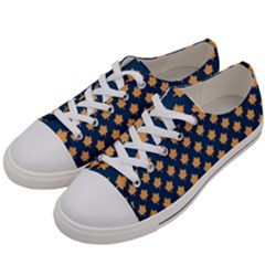 Oh Canada - Maple Leaves Women s Low Top Canvas Sneakers by ConteMonfrey