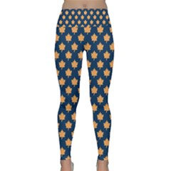 Oh Canada - Maple Leaves Lightweight Velour Classic Yoga Leggings by ConteMonfrey