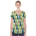 Pine Trees   Short Sleeve Front Detail Top View1