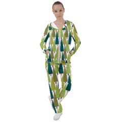 Pine Trees   Women s Tracksuit by ConteMonfrey