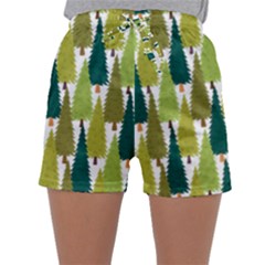 Pine Trees   Sleepwear Shorts