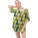 Pine Trees   Oversized Chiffon Top View1