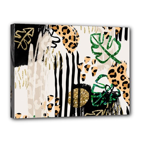 Modern Jungle Canvas 16  X 12  (stretched) by ConteMonfrey