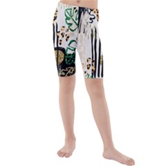 Modern Jungle Kids  Mid Length Swim Shorts by ConteMonfrey