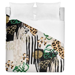 Modern Jungle Duvet Cover (queen Size) by ConteMonfrey