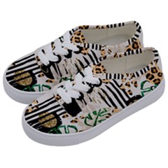 Modern Jungle Kids  Classic Low Top Sneakers by ConteMonfrey