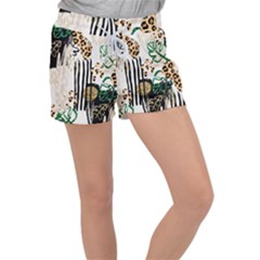 Modern Jungle Velour Lounge Shorts by ConteMonfrey