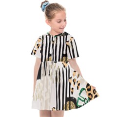 Modern Jungle Kids  Sailor Dress by ConteMonfrey