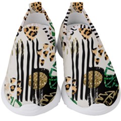 Modern Jungle Kids  Slip On Sneakers by ConteMonfrey