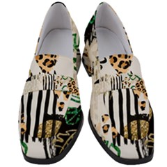 Modern Jungle Women s Chunky Heel Loafers by ConteMonfrey