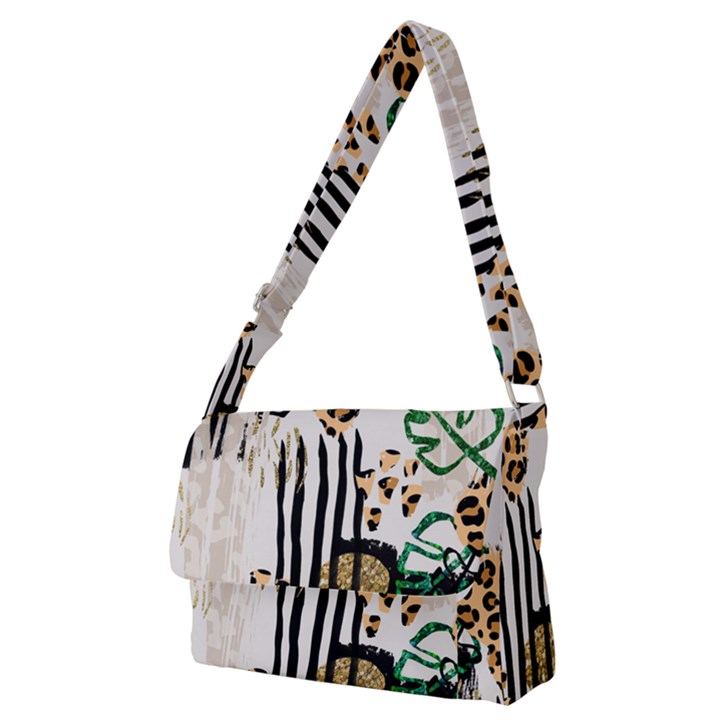 Modern Jungle Full Print Messenger Bag (M)