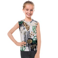 Modern Jungle Kids  Mesh Tank Top by ConteMonfrey