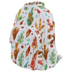 Watercolor Nature Glimpse  Rounded Multi Pocket Backpack by ConteMonfrey