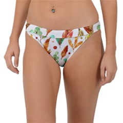 Watercolor Nature Glimpse  Band Bikini Bottom by ConteMonfrey