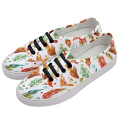 Watercolor Nature Glimpse  Women s Classic Low Top Sneakers by ConteMonfrey