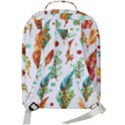 Watercolor Nature Glimpse  Double Compartment Backpack View3