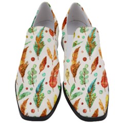 Watercolor Nature Glimpse  Women Slip On Heel Loafers by ConteMonfrey