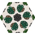 Colorful Monstera  Mini Folding Umbrellas View2