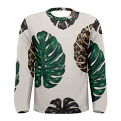 Colorful Monstera  Men s Long Sleeve Tee by ConteMonfrey