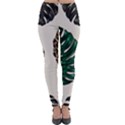 Colorful Monstera  Lightweight Velour Leggings View1