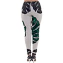 Colorful Monstera  Lightweight Velour Leggings View2