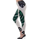 Colorful Monstera  Lightweight Velour Leggings View3