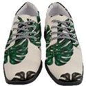 Colorful Monstera  Women Heeled Oxford Shoes View1