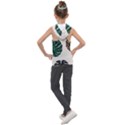 Colorful Monstera  Kids  Sleeveless Hoodie View2