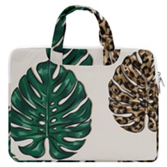 Colorful Monstera  Macbook Pro 13  Double Pocket Laptop Bag by ConteMonfrey