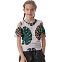 Colorful Monstera  Kids  Butterfly Cutout Tee View1