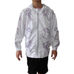 Doodles - Beach Time! Kids  Hooded Windbreaker by ConteMonfrey