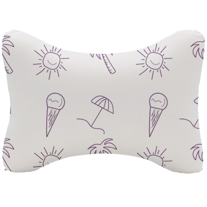 Doodles - Beach Time! Seat Head Rest Cushion