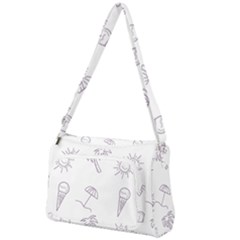 Doodles - Beach Time! Front Pocket Crossbody Bag by ConteMonfrey