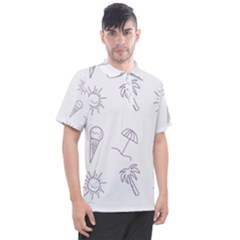 Doodles - Beach Time! Men s Polo Tee by ConteMonfrey