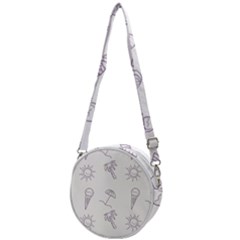 Doodles - Beach Time! Crossbody Circle Bag by ConteMonfrey