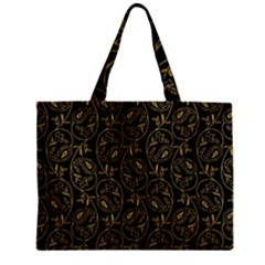 Classy Golden Leaves   Zipper Mini Tote Bag by ConteMonfrey