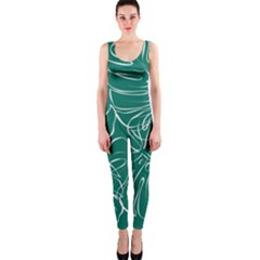 Tropical Monstera  One Piece Catsuit by ConteMonfrey