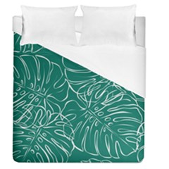 Tropical Monstera  Duvet Cover (queen Size) by ConteMonfrey